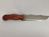 Oceľ: Elmax, 62 HRC, rukoväť: Red wood, púzdro: slonia koža